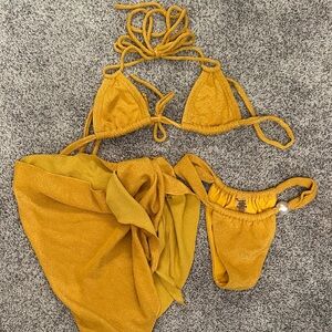 Montce Shimmering Gold Bikini